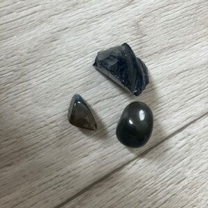 9 black and white crystal bundle